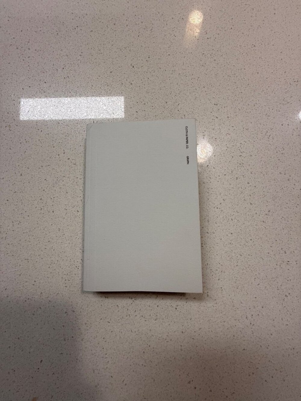 Cloth & Paper A6 Minimalist Grid Notebook With Black Pages
